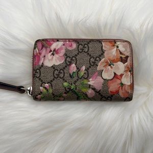 GUCCI Vintage GG Blooms Floral Card Holder